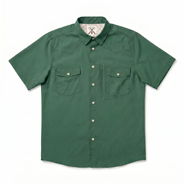The Frontier Shirt – Solids (Colors) - Dark Green