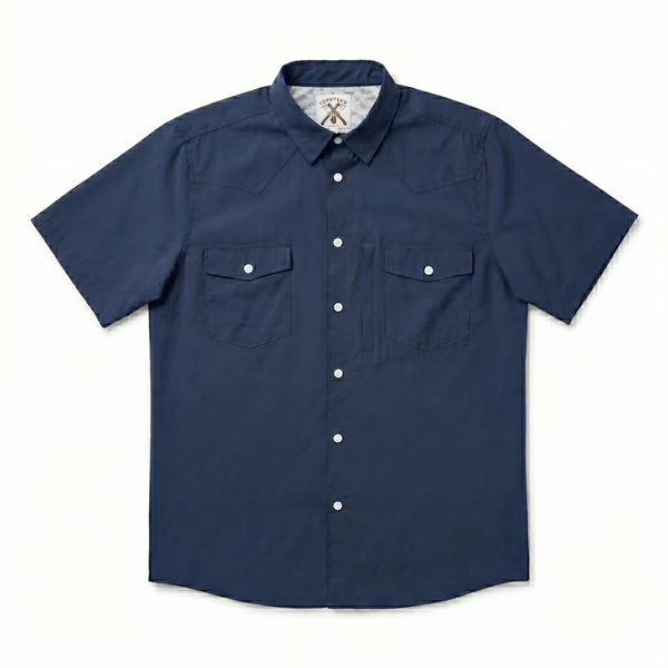 The Frontier Shirt – Solids (Colors) - Navy Blue